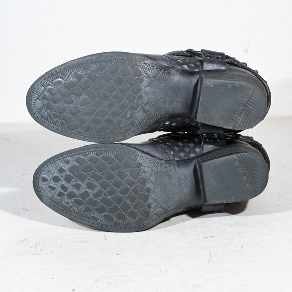 Very Volatile Los Angeles Ankle Harness Boots in Grey Black - 7.5 - Picture 6 of 8